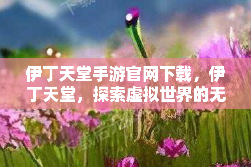 伊丁天堂手游官网下载,伊丁天堂,探索虚拟世界的无限可能 伊丁天堂手游官网下载,伊丁天堂,探索虚拟世界的无限可能