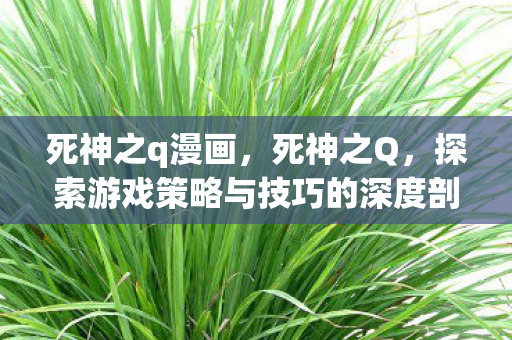 探索游戏策略与技巧的深度剖析图片