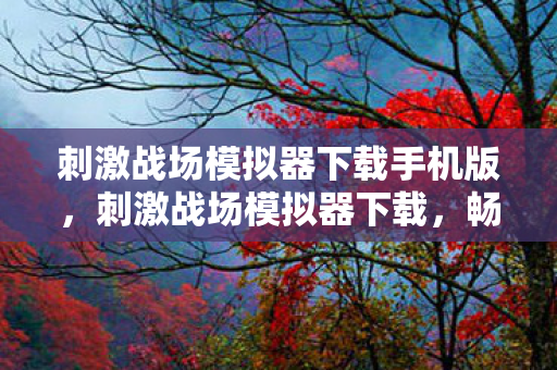 刺激战场模拟器下载手机版图片