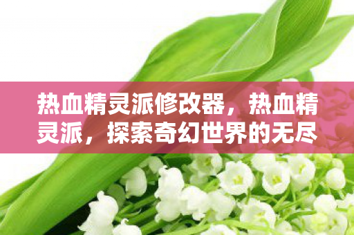 热血精灵派修改器,热血精灵派,探索奇幻世界的无尽冒险 热血精灵派修改器,热血精灵派,探索奇幻世界的无尽冒险