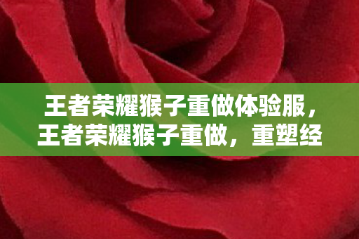 王者荣耀猴子重做体验服,王者荣耀猴子重做,重塑经典,再续传奇 王者荣耀猴子重做体验服,王者荣耀猴子重做,重塑经典,再续传奇