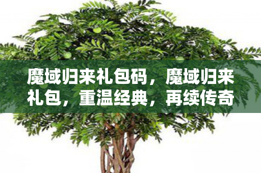 魔域归来礼包码图片