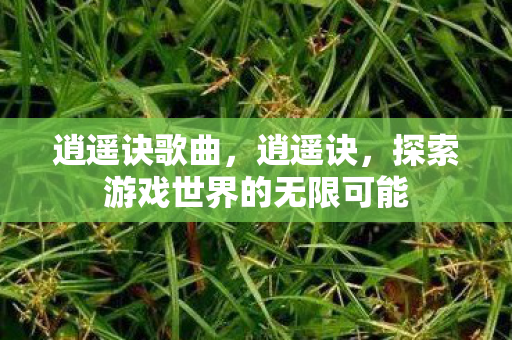 逍遥诀歌曲，逍遥诀，探索游戏世界的无限可能