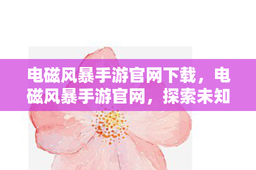 电磁风暴手游官网下载图片