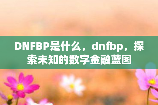 DNFBP是什么,dnfbp,探索未知的数字金融蓝图 DNFBP是什么,dnfbp,探索未知的数字金融蓝图