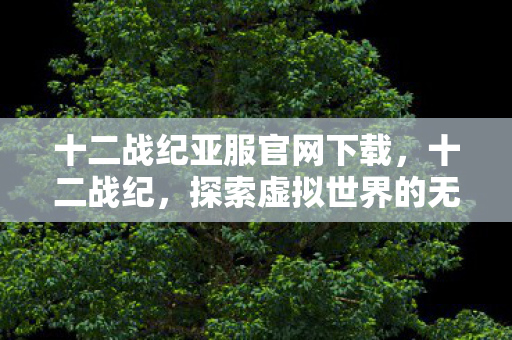 十二战纪亚服官网下载,十二战纪,探索虚拟世界的无限可能 十二战纪亚服官网下载,十二战纪,探索虚拟世界的无限可能