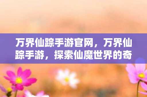 万界仙踪手游官网,万界仙踪手游,探索仙魔世界的奇妙之旅 万界仙踪手游官网,万界仙踪手游,探索仙魔世界的奇妙之旅