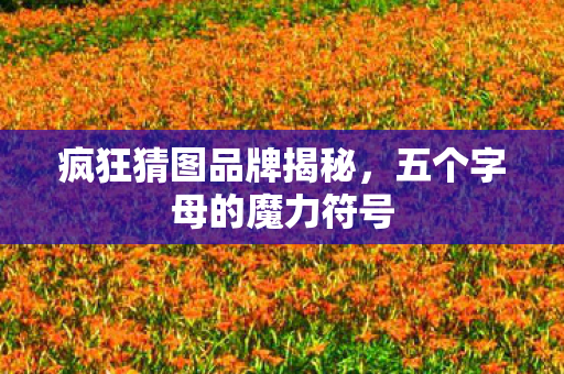 疯狂猜图品牌揭秘,五个字母的魔力符号 疯狂猜图品牌揭秘,五个字母的魔力符号