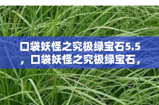口袋妖怪之究极绿宝石5.5，口袋妖怪之究极绿宝石，探索未知世界的奇妙旅程