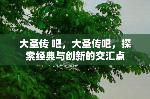 大圣传 吧，大圣传吧，探索经典与创新的交汇点