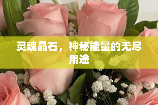 灵魂晶石，神秘能量的无尽用途