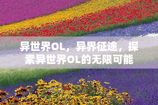 异世界OL,异界征途,探索异世界OL的无限可能 异世界OL,异界征途,探索异世界OL的无限可能