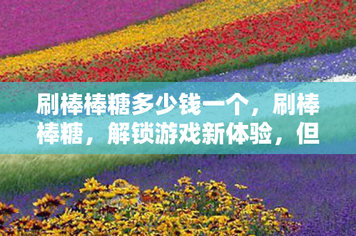 刷棒棒糖多少钱一个,刷棒棒糖,解锁游戏新体验,但需注意风险与责任 刷棒棒糖多少钱一个,刷棒棒糖,解锁游戏新体验,但需注意风险与责任
