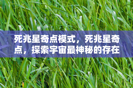 死兆星奇点模式,死兆星奇点,探索宇宙最神秘的存在 死兆星奇点模式,死兆星奇点,探索宇宙最神秘的存在