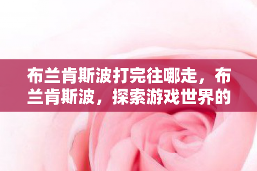 布兰肯斯波打完往哪走,布兰肯斯波,探索游戏世界的无限可能 布兰肯斯波打完往哪走,布兰肯斯波,探索游戏世界的无限可能