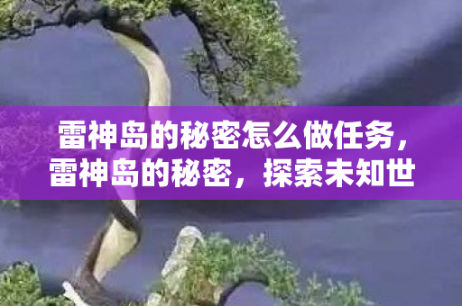 雷神岛的秘密怎么做任务,雷神岛的秘密,探索未知世界的奇幻之旅 雷神岛的秘密怎么做任务,雷神岛的秘密,探索未知世界的奇幻之旅