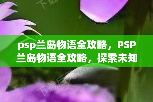 psp兰岛物语全攻略,PSP兰岛物语全攻略,探索未知岛屿的奇幻之旅 psp兰岛物语全攻略,PSP兰岛物语全攻略,探索未知岛屿的奇幻之旅