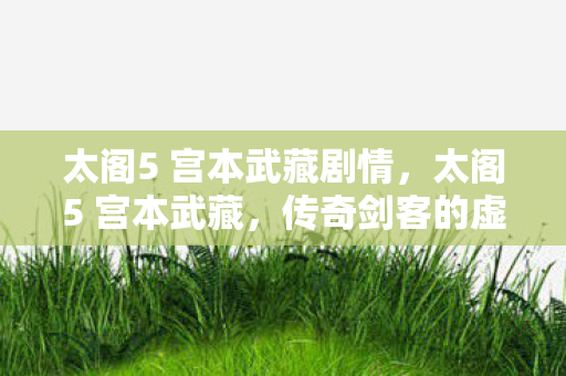 太阁5 宫本武藏剧情,太阁5 宫本武藏,传奇剑客的虚拟之旅 太阁5 宫本武藏剧情,太阁5 宫本武藏,传奇剑客的虚拟之旅
