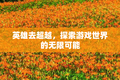 英雄去超越,探索游戏世界的无限可能 英雄去超越,探索游戏世界的无限可能
