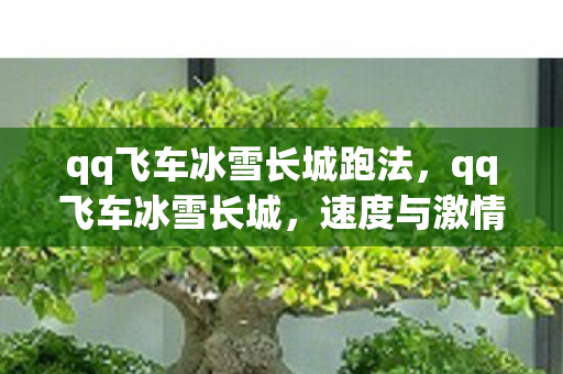 qq飞车冰雪长城跑法，qq飞车冰雪长城，速度与激情的冬日盛宴