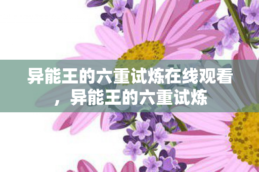 异能王的六重试炼在线观看,异能王的六重试炼 异能王的六重试炼在线观看,异能王的六重试炼