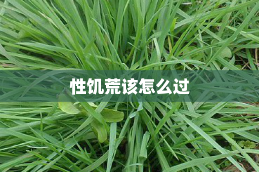 性饥荒该怎么过 性饥荒该怎么过
