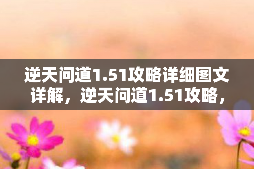 逆天问道1.51攻略详细图文详解,逆天问道1.51攻略,打造最强角色,征服无尽挑战 逆天问道1.51攻略详细图文详解,逆天问道1.51攻略,打造最强角色,征服无尽挑战