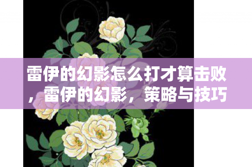 雷伊的幻影怎么打才算击败，雷伊的幻影，策略与技巧的深度剖析
