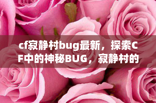 cf寂静村bug最新,探索CF中的神秘BUG,寂静村的未解之谜 cf寂静村bug最新,探索CF中的神秘BUG,寂静村的未解之谜