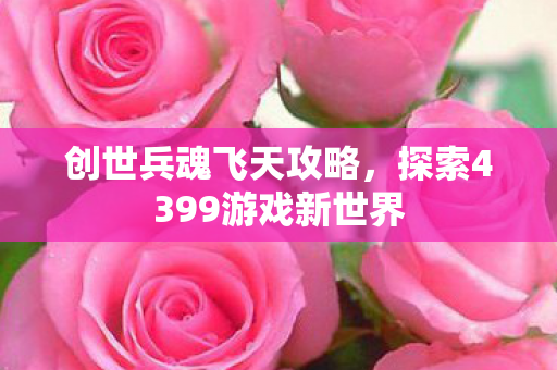 创世兵魂飞天攻略,探索4399游戏新世界 创世兵魂飞天攻略,探索4399游戏新世界