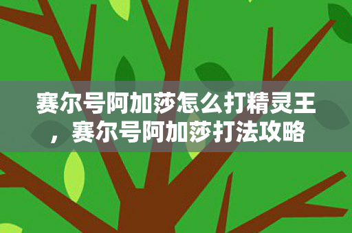赛尔号阿加莎怎么打精灵王，赛尔号阿加莎打法攻略