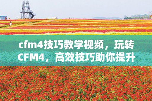 cfm4技巧教学视频,玩转CFM4,高效技巧助你提升游戏水平 cfm4技巧教学视频,玩转CFM4,高效技巧助你提升游戏水平