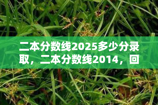二本分数线2025多少分录取,二本分数线2014,回顾与解析 二本分数线2025多少分录取,二本分数线2014,回顾与解析