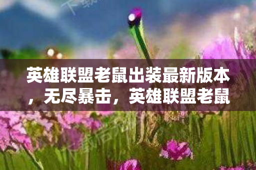 英雄联盟老鼠出装最新版本,无尽暴击,英雄联盟老鼠出装攻略 英雄联盟老鼠出装最新版本,无尽暴击,英雄联盟老鼠出装攻略