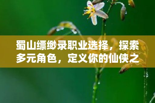 蜀山缥缈录职业选择,探索多元角色,定义你的仙侠之旅 蜀山缥缈录职业选择,探索多元角色,定义你的仙侠之旅