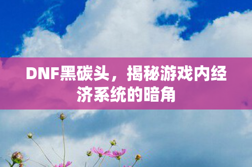 DNF黑碳头,揭秘游戏内经济系统的暗角 DNF黑碳头,揭秘游戏内经济系统的暗角
