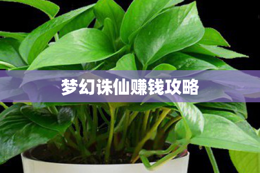 梦幻诛仙赚钱攻略 梦幻诛仙赚钱攻略