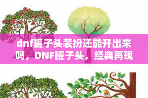 dnf罐子头装扮还能开出来吗,DNF罐子头,经典再现,情怀与创新的碰撞 dnf罐子头装扮还能开出来吗,DNF罐子头,经典再现,情怀与创新的碰撞