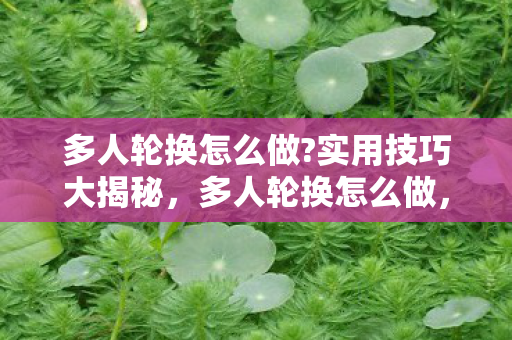 多人轮换怎么做?实用技巧大揭秘，多人轮换怎么做，高效协作与流程优化指南