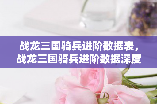 战龙三国骑兵进阶数据表，战龙三国骑兵进阶数据深度解析