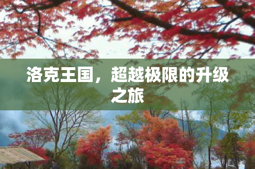 洛克王国,超越极限的升级之旅 洛克王国,超越极限的升级之旅