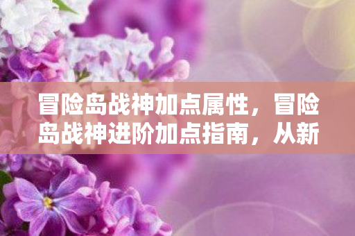 冒险岛战神加点属性,冒险岛战神进阶加点指南,从新手到大神的蜕变之路 冒险岛战神加点属性,冒险岛战神进阶加点指南,从新手到大神的蜕变之路