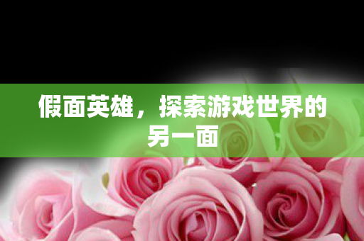 假面英雄,探索游戏世界的另一面 假面英雄,探索游戏世界的另一面