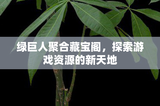 绿巨人聚合藏宝阁，探索游戏资源的新天地