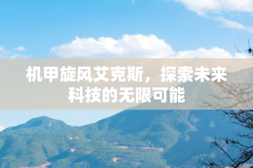 机甲旋风艾克斯,探索未来科技的无限可能 机甲旋风艾克斯,探索未来科技的无限可能
