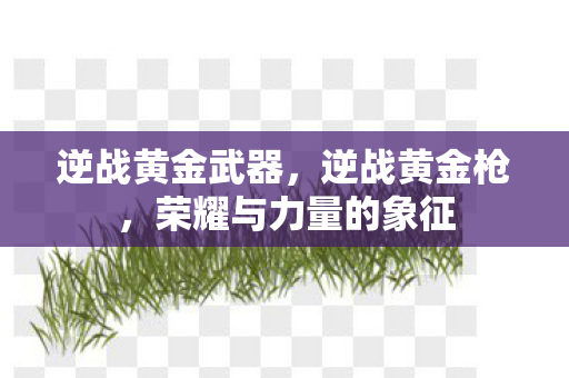 逆战黄金武器,逆战黄金枪,荣耀与力量的象征 逆战黄金武器,逆战黄金枪,荣耀与力量的象征