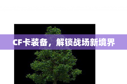 CF卡装备,解锁战场新境界 CF卡装备,解锁战场新境界
