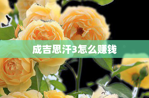 成吉思汗3怎么赚钱