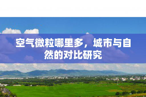 空气微粒哪里多,城市与自然的对比研究 空气微粒哪里多,城市与自然的对比研究