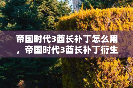 帝国时代3酋长补丁怎么用,帝国时代3酋长补丁衍生数破圈!手办堆成山竟藏意想不到的母爱彩蛋 帝国时代3酋长补丁怎么用,帝国时代3酋长补丁衍生数破圈!手办堆成山竟藏意想不到的母爱彩蛋